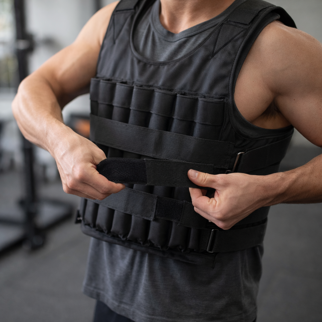 Adjustable Weighted Training Vest – Up to 20KG for Strength, Cardio & Full-Body Workouts