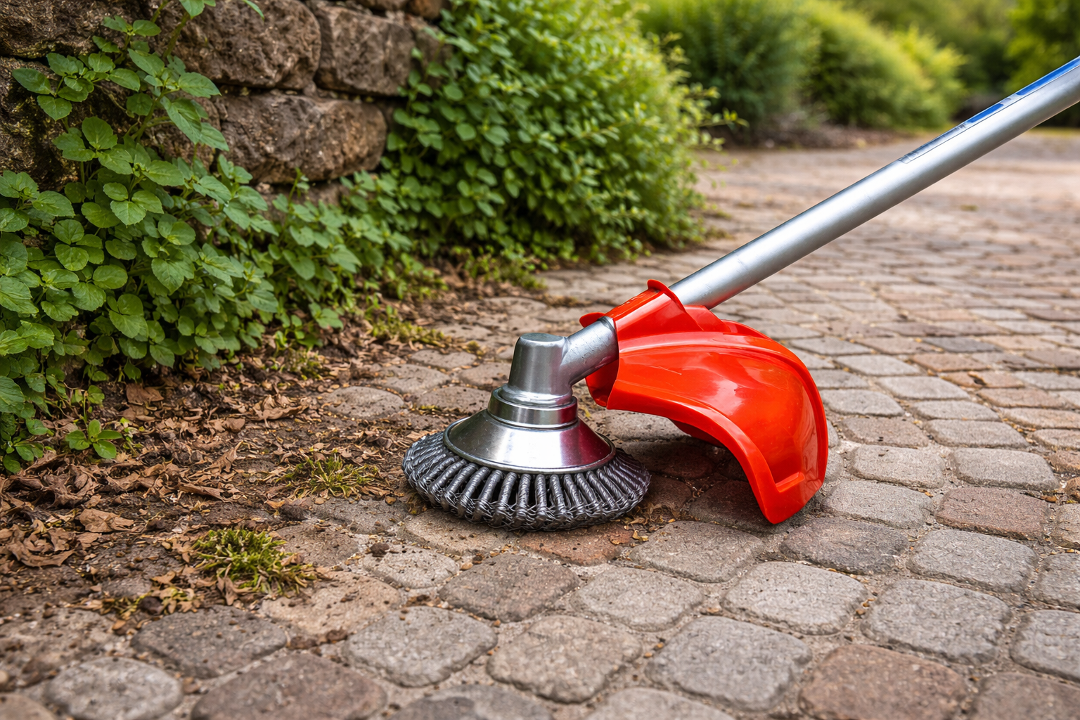 Carbon Steel Weed Brush & Trimmer Head – Twisted Wire Brush Cutter for Hard Surfaces