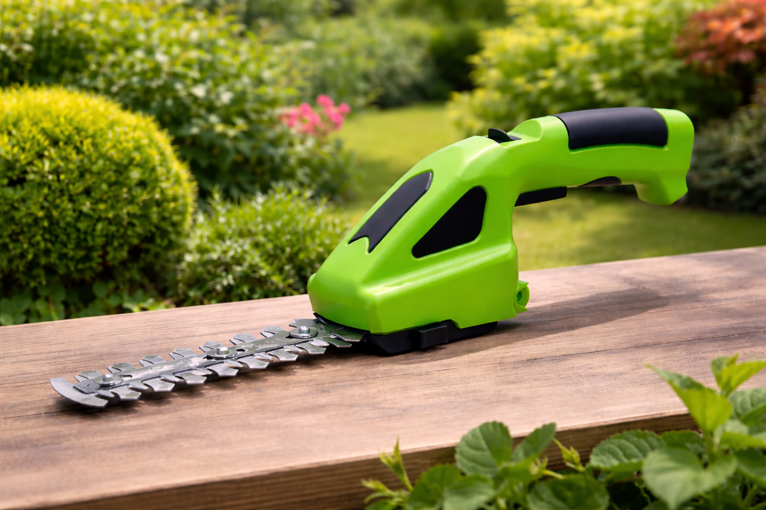 Lightweight Cordless Garden Trimmer – 2-in-1 Grass Shear & Hedge Cutter