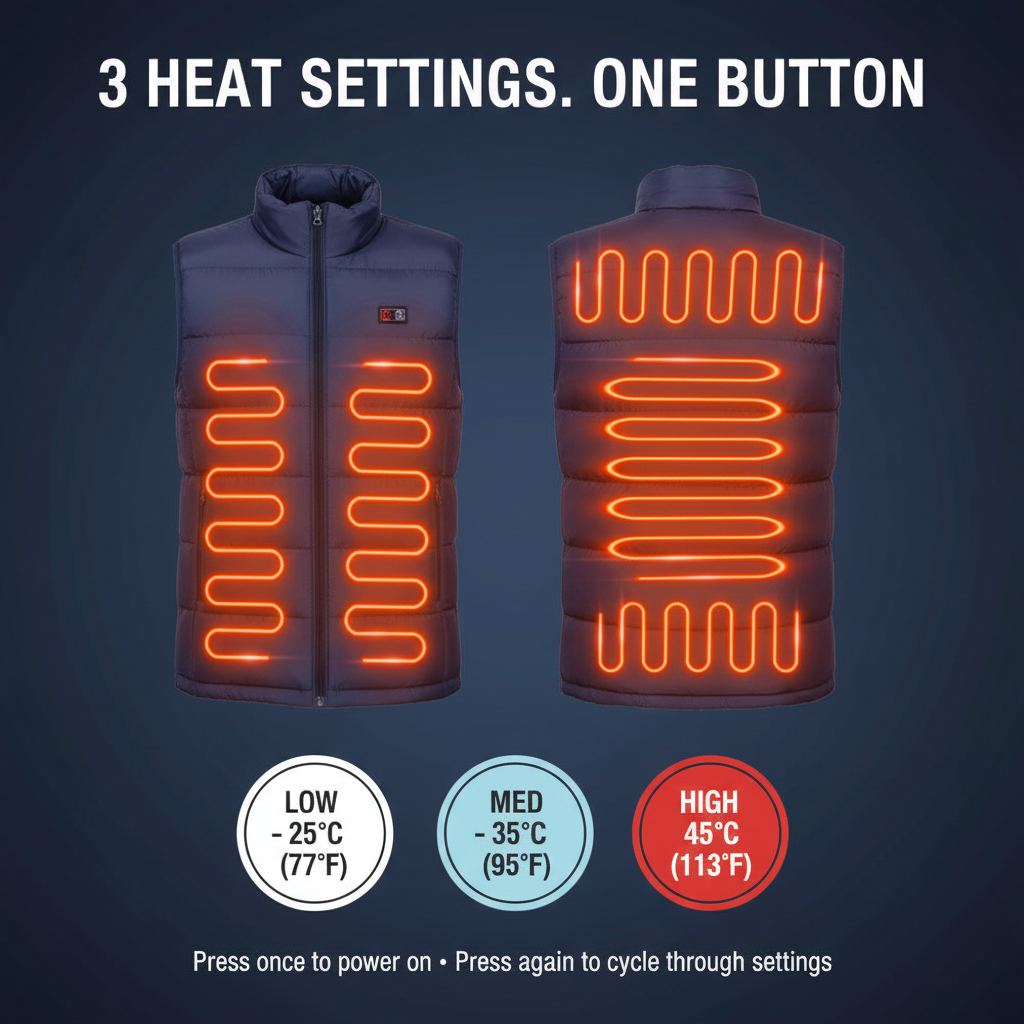 3 Heat Settings