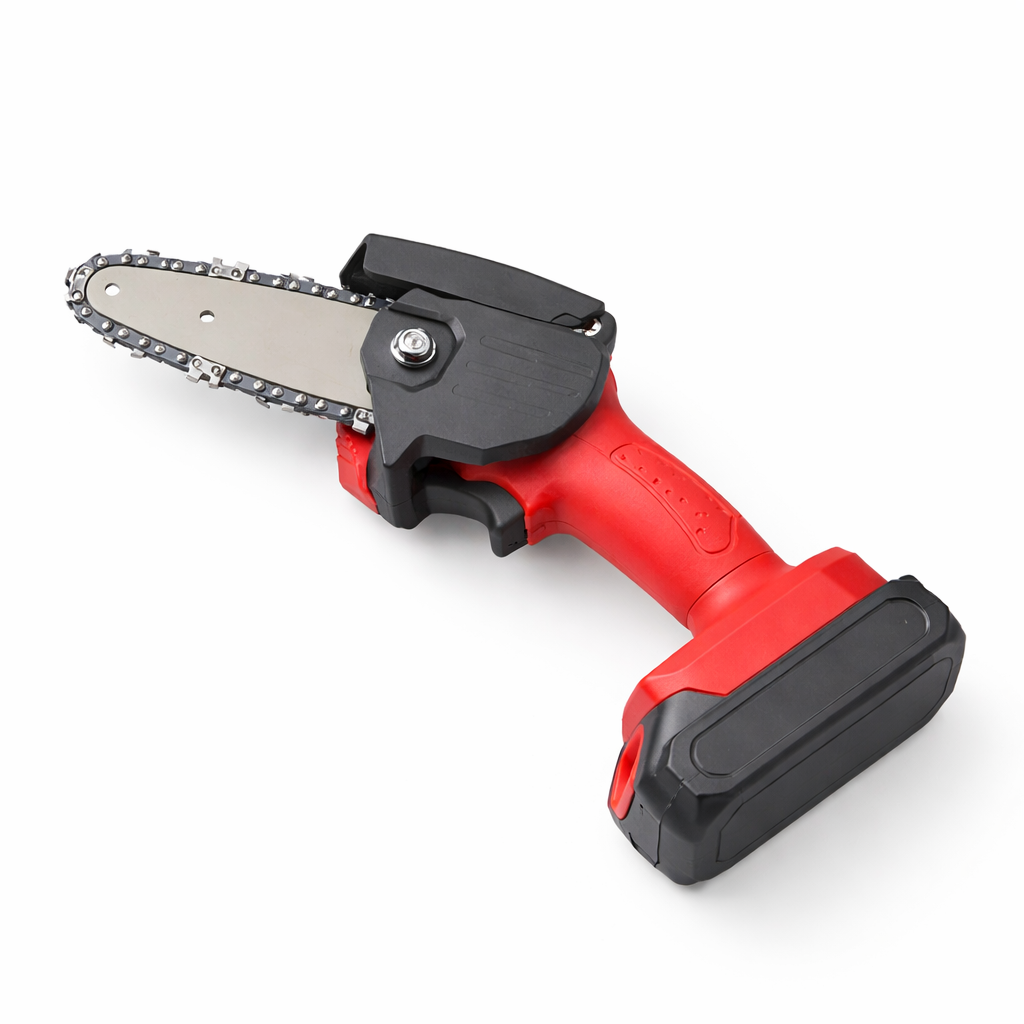 Cordless Electric Mini Chainsaw – Handheld Pruning Chainsaw for Tree Trimming & Branch Cutting.