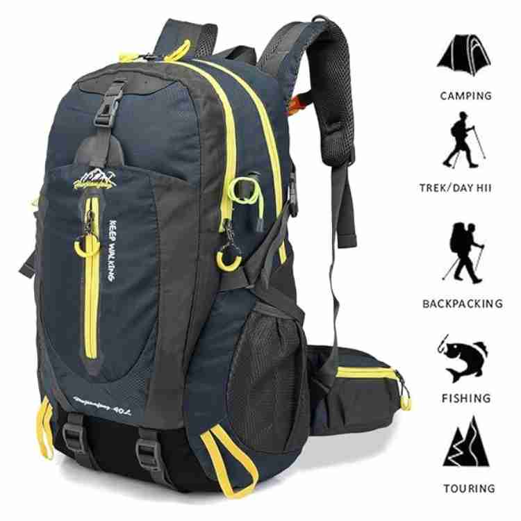 40L Hiking Backpack – Waterproof Trekking Rucksack with 6 Pockets