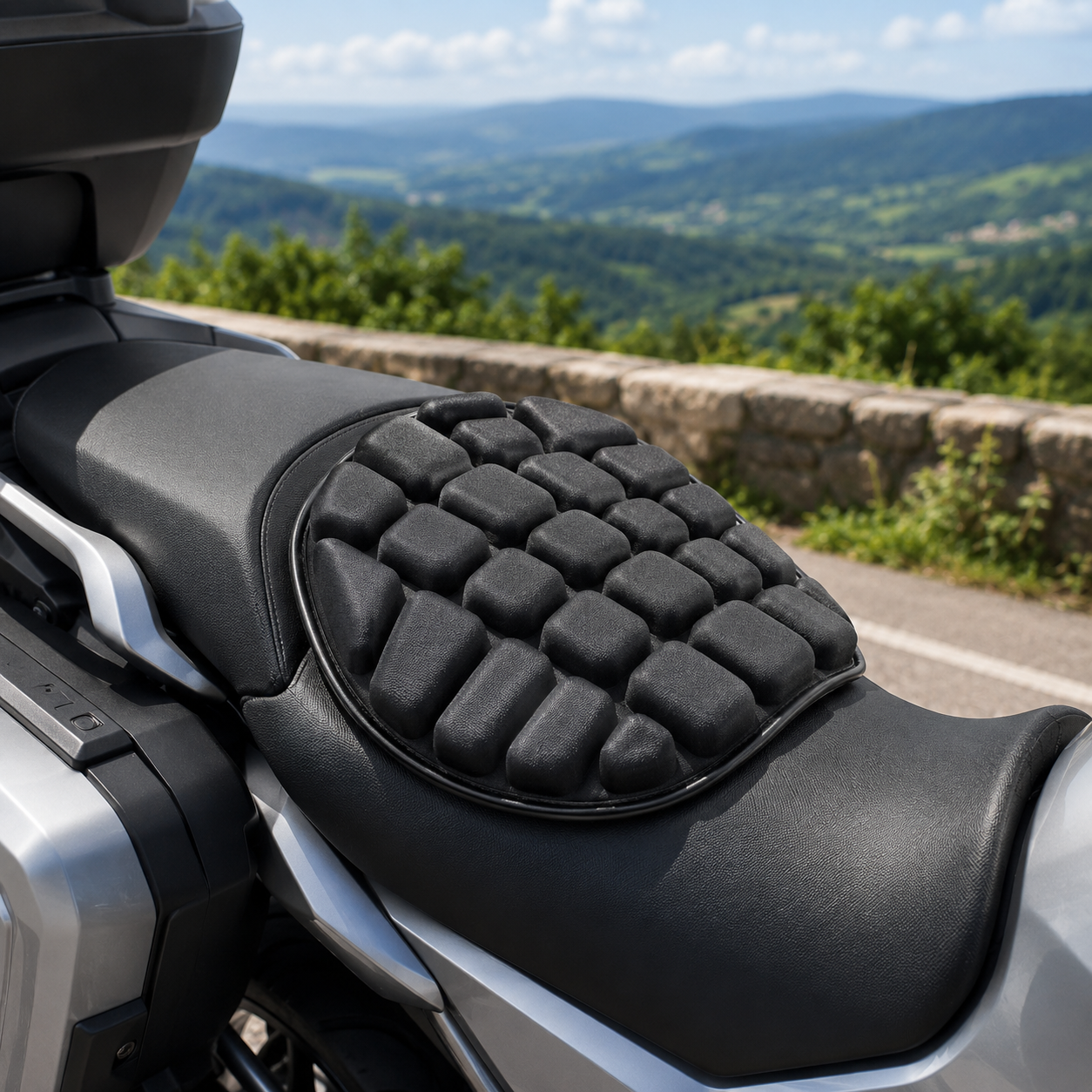 Motorcycle Seat Cushion – Breathable EVA Foam Comfort Pad for Motorbike & Scooter