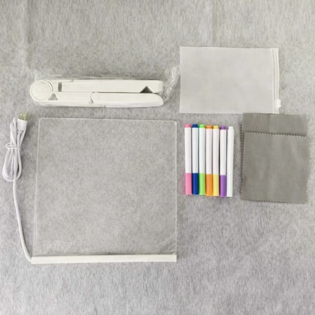 LED Art Drawing Pad for Kids – Reusable Glow Board
