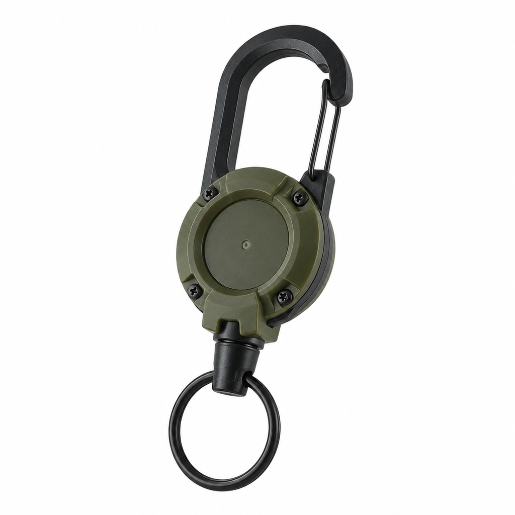Heavy Duty Retractable Keychain – Steel Wire Cord Key Holder