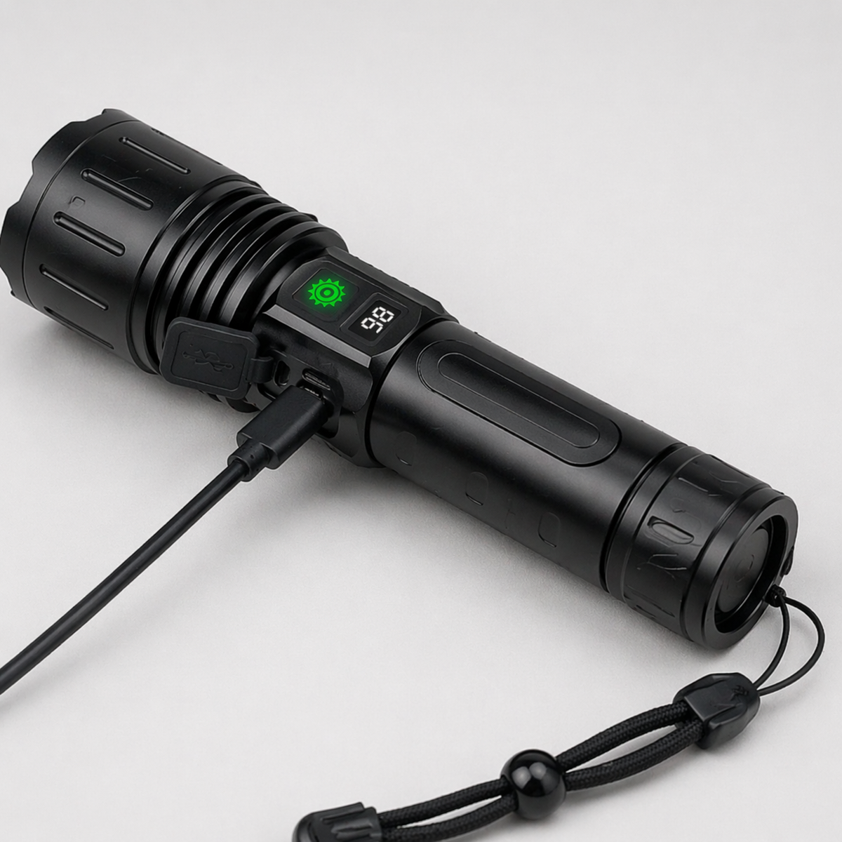 USB-C Rechargeable LED Flashlight Kit – Zoom Camping Torch