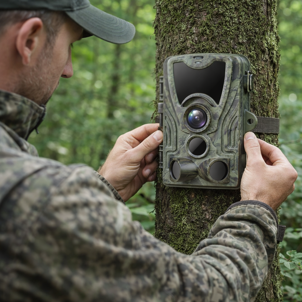 Outdoor Wildlife Trail Camera – 1080P Infrared Motion-Activated Recorder