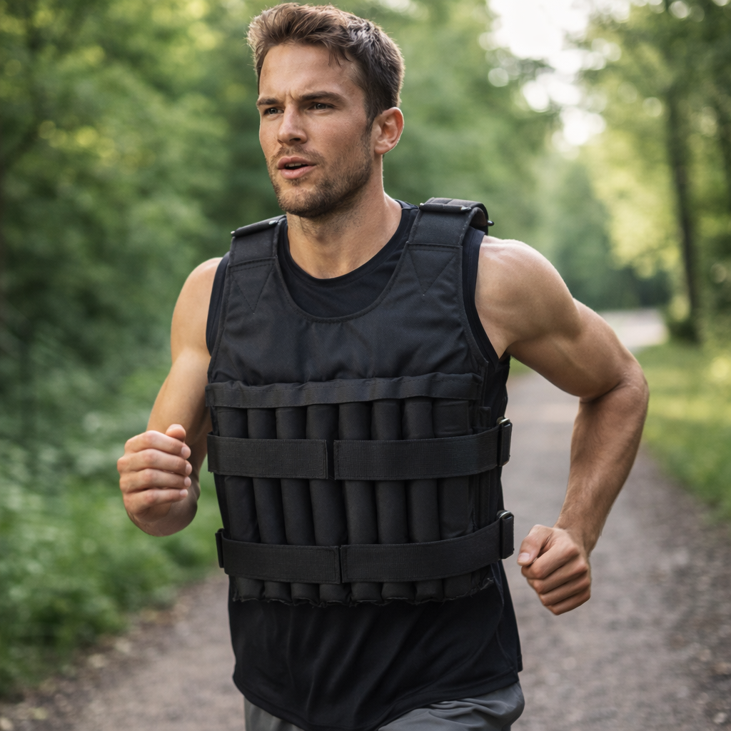 Adjustable Weighted Training Vest – Up to 20KG for Strength, Cardio & Full-Body Workouts