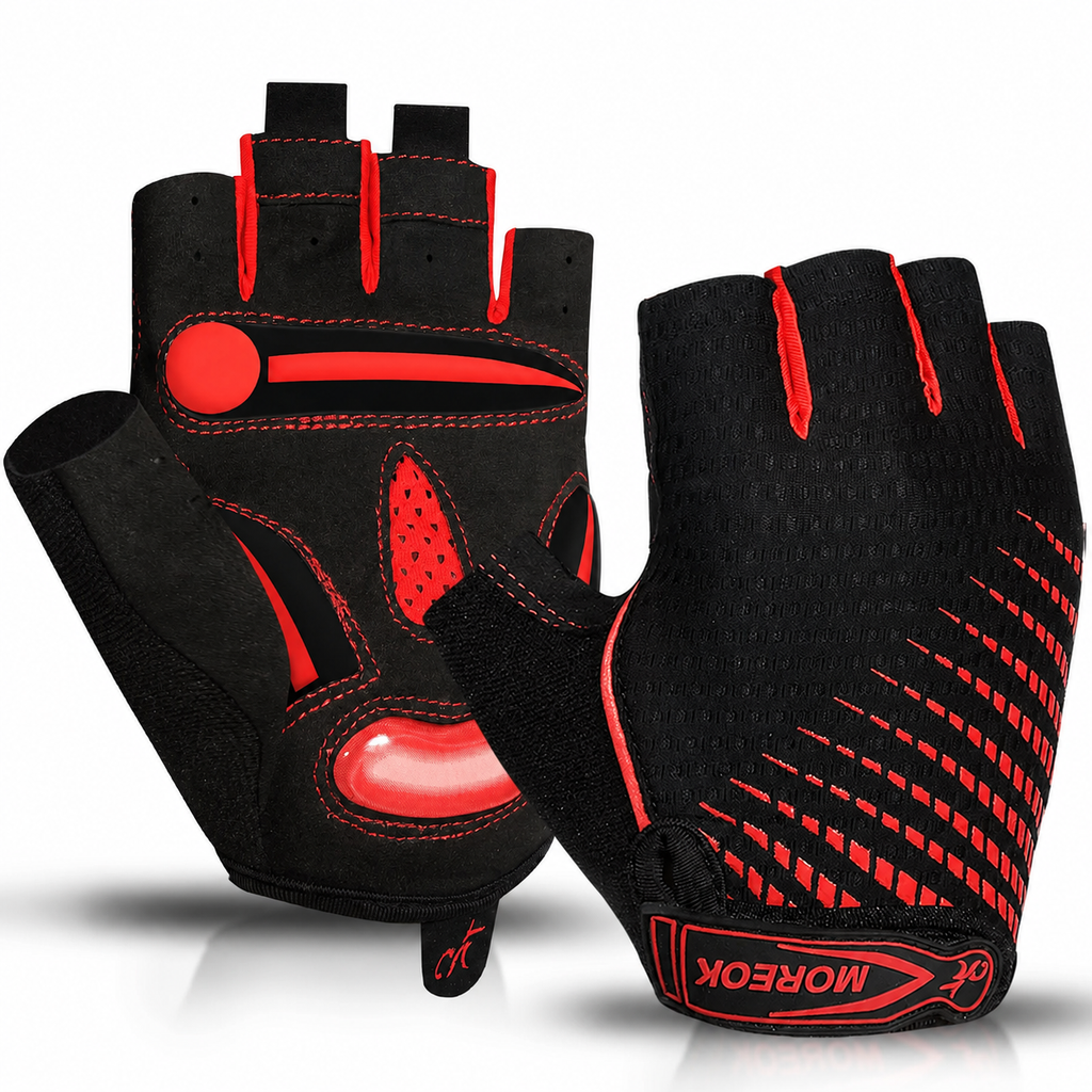 Gel Padded Fingerless Cycling Gloves for Road & MTB