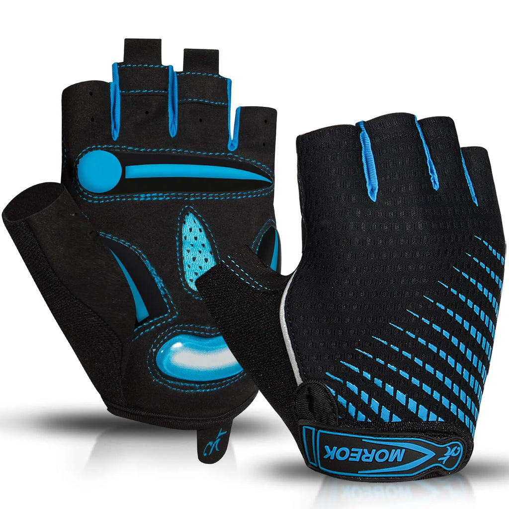 Gel Padded Fingerless Cycling Gloves for Road & MTB