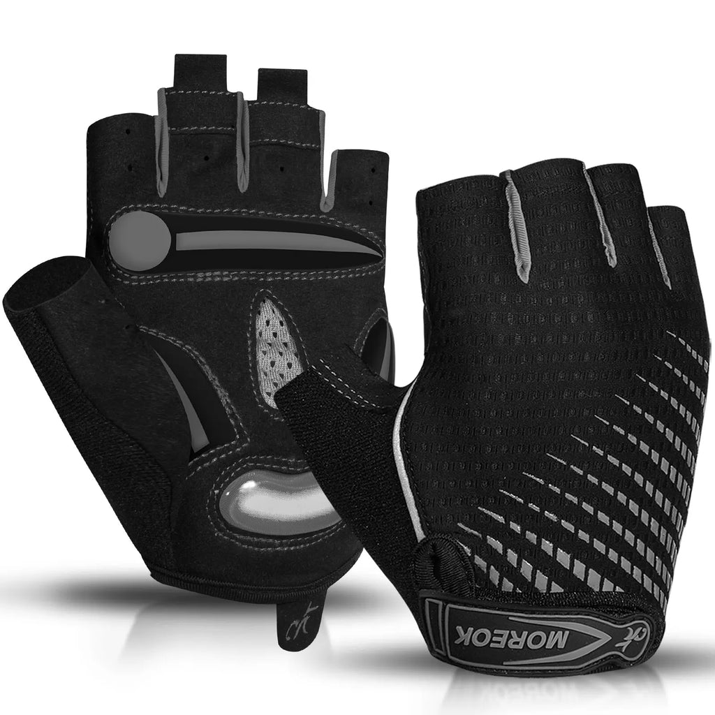 Gel Padded Fingerless Cycling Gloves for Road & MTB