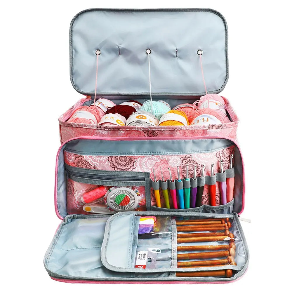 Multi-Purpose Craft Bag – Organizer Storage for Yarn & Tools