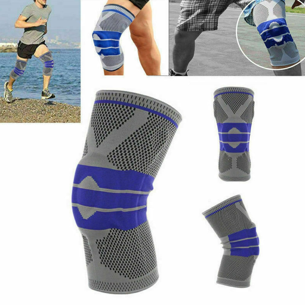 Knee Sleeve – Compression support – Black fabric 4