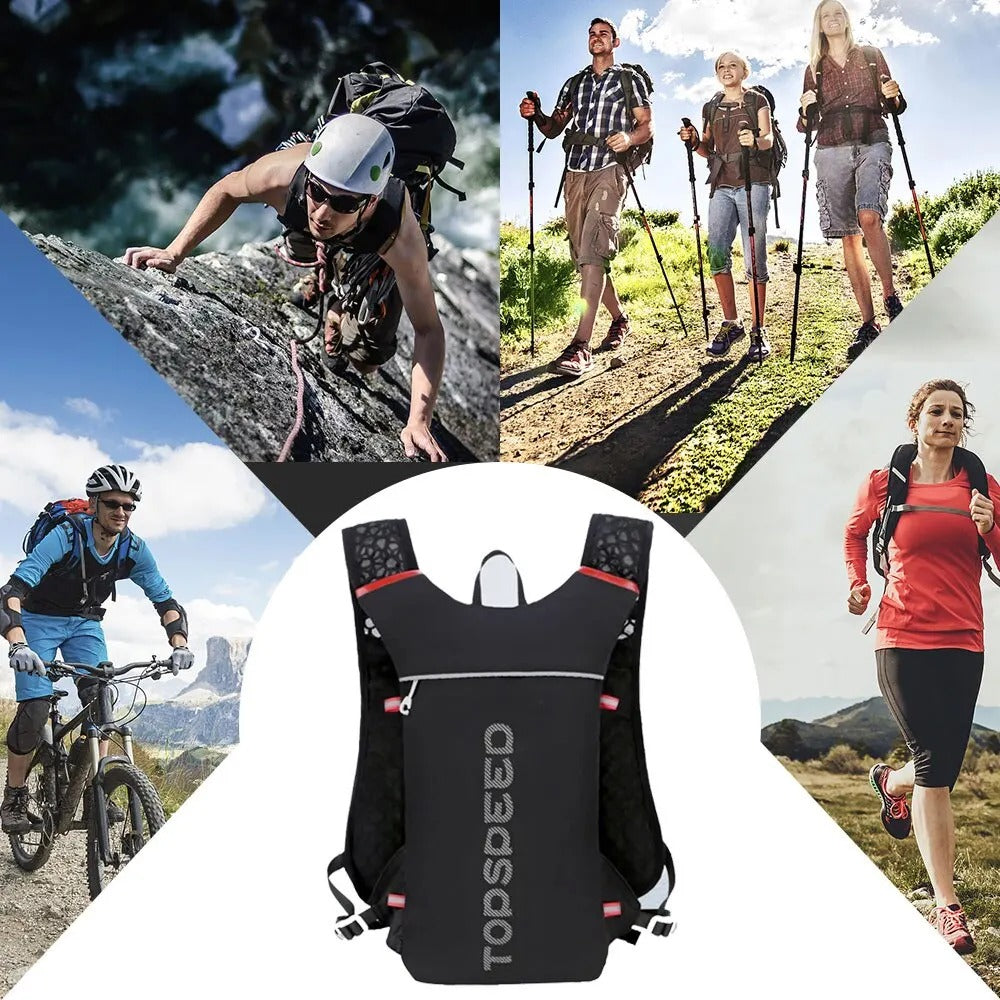 Trail Running Vest – Lightweight 5L Hydration Pack | Running Backpack 2L
