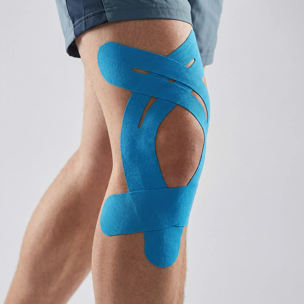 Pre-Cut Kinesiology Knee Tape – Athletic Support Strips