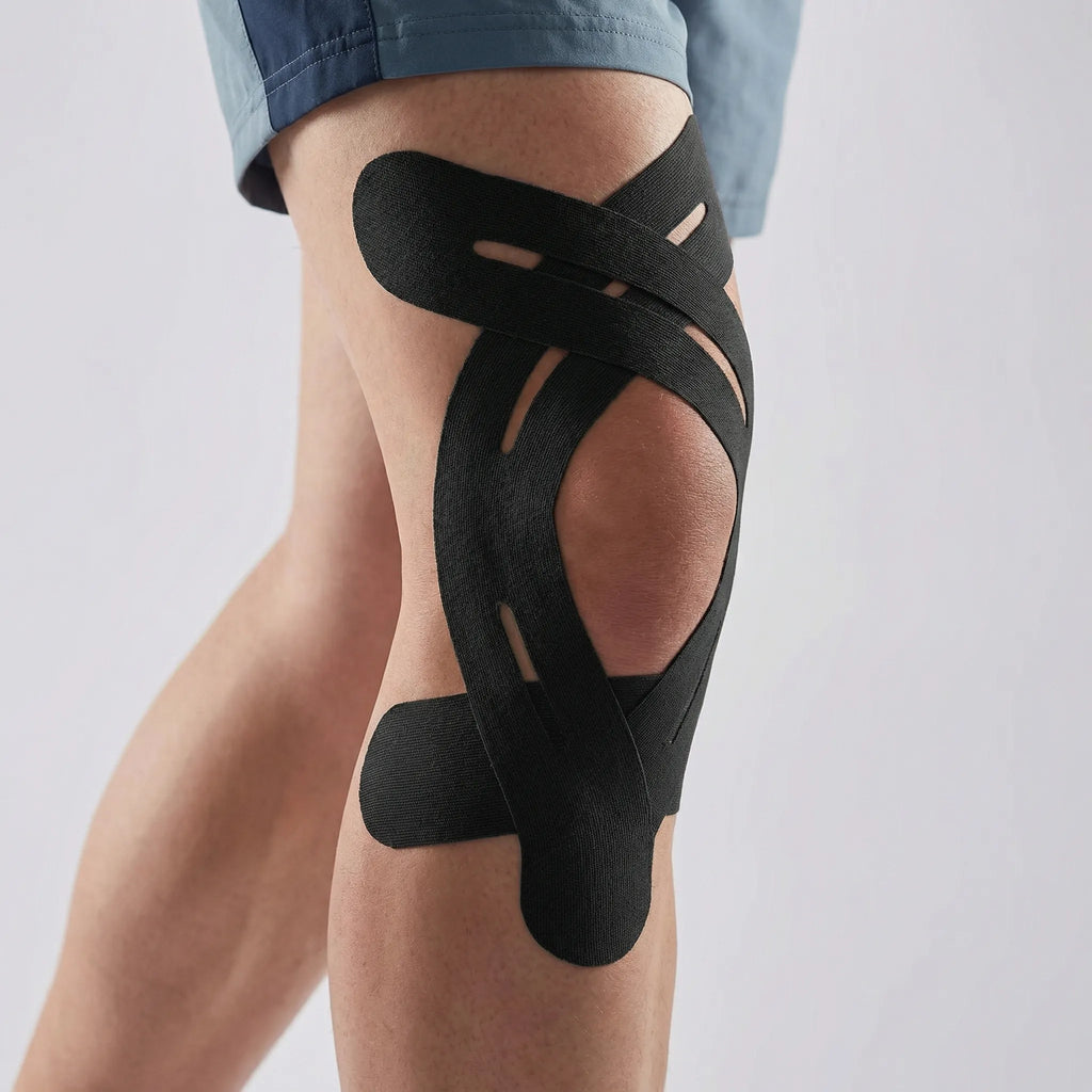 Pre-Cut Kinesiology Knee Tape – Athletic Support Strips