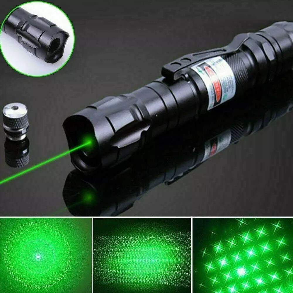 Laser Pointer – Green Laser Pointer Rechargeable with Starry Pattern Heads