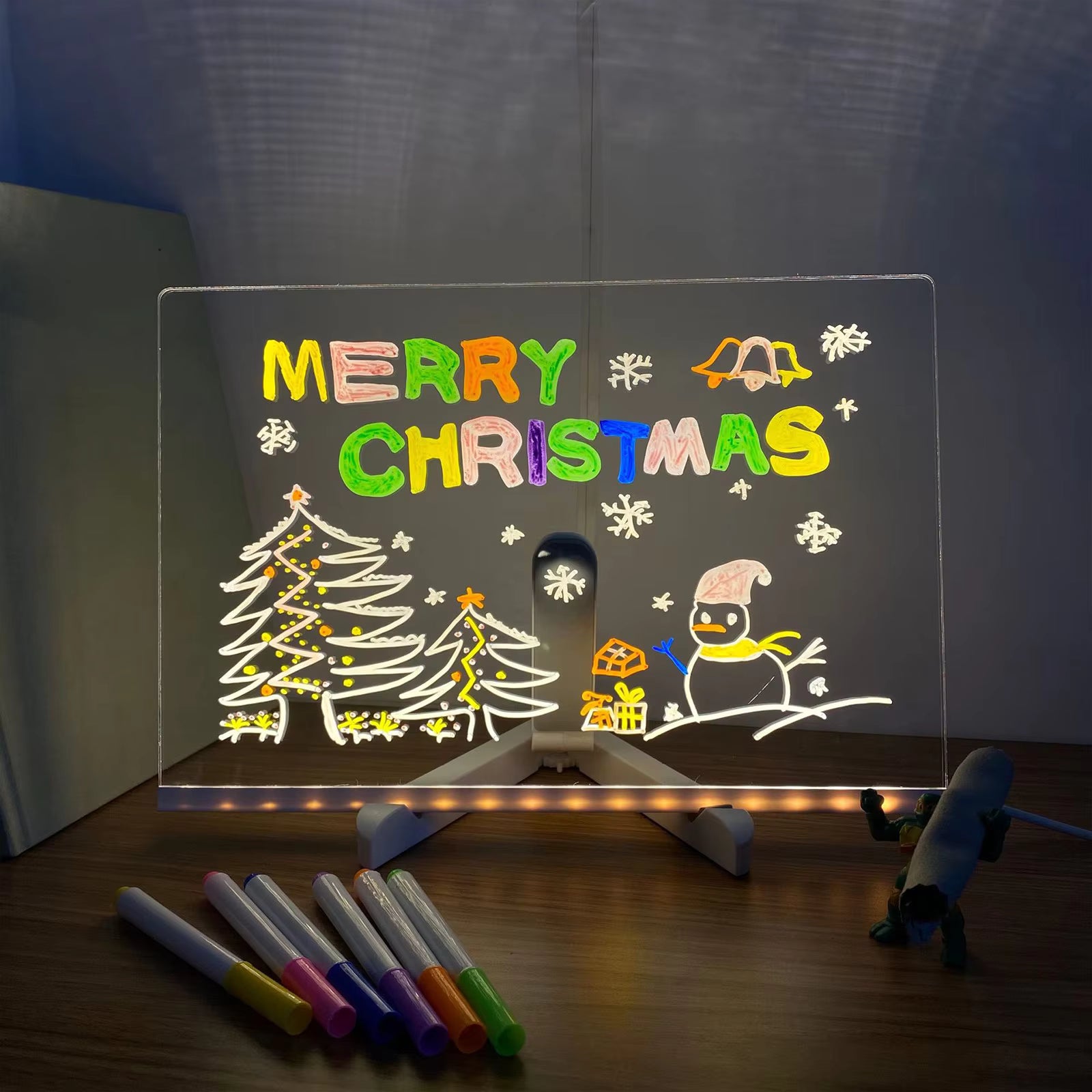 LED Art Drawing Pad for Kids – Reusable Glow Board