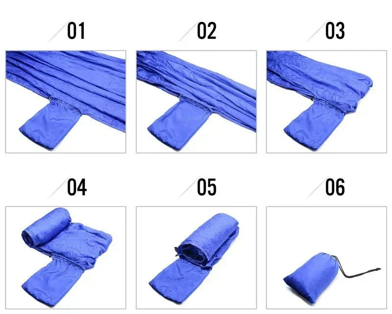 2 Person Camping Hammock – Lightweight Parachute Hammock with Straps & Carabiners