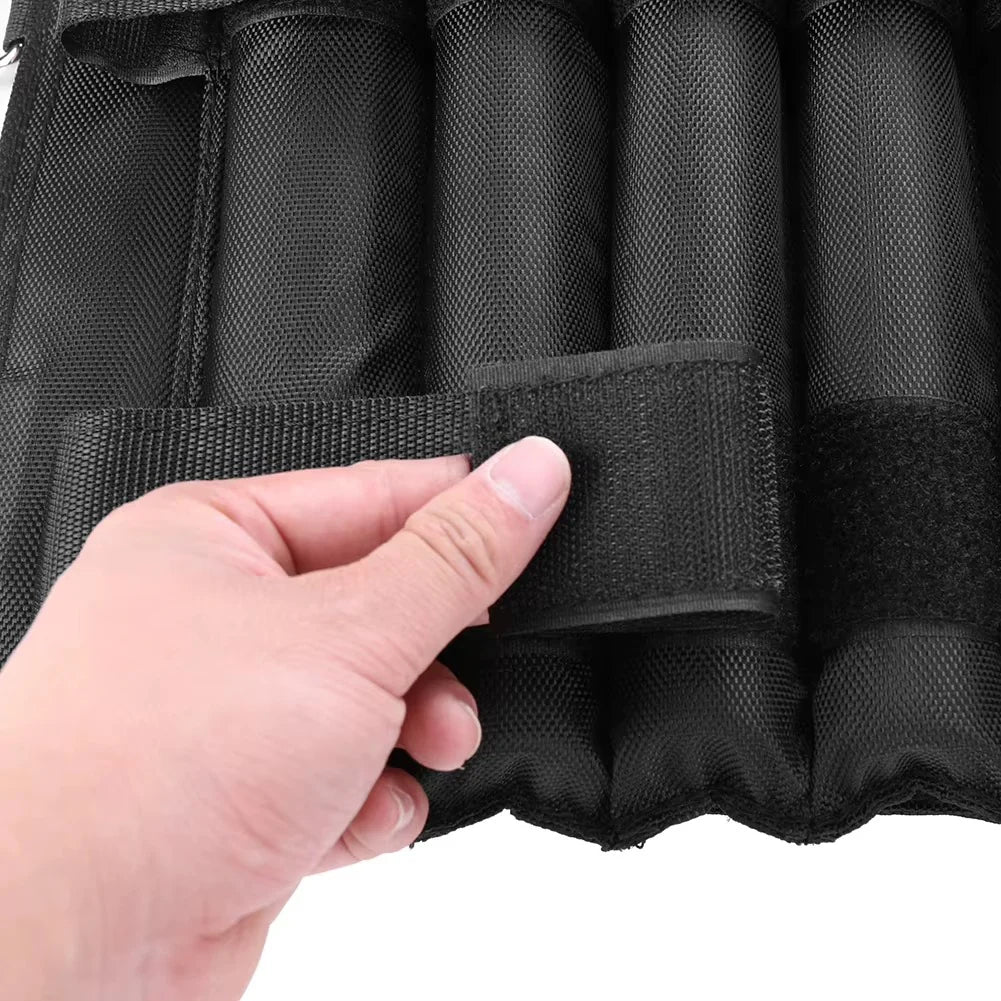 Adjustable Weighted Training Vest – Empty Vest with Up to 20 kg Capacity