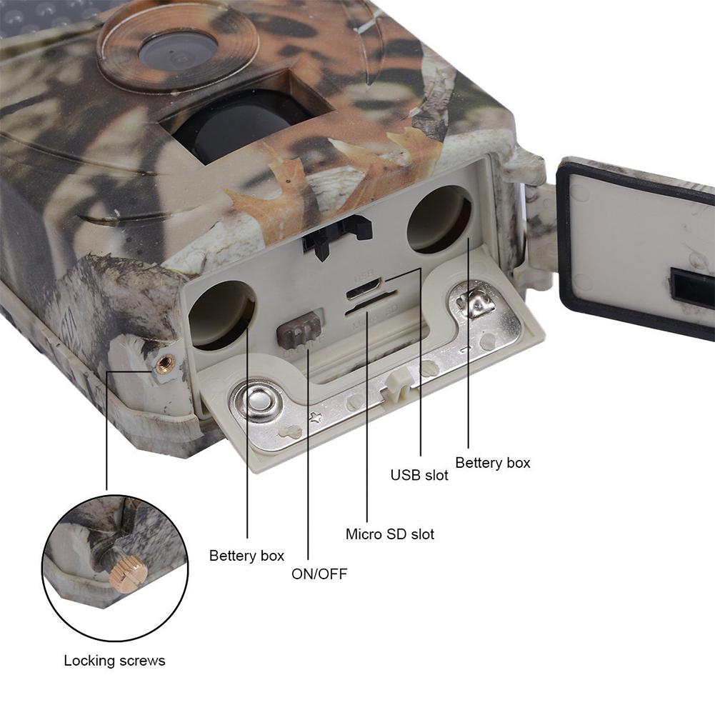 Trail Camera – Motion-Activated Wildlife Camera with No-Glow Night Vision