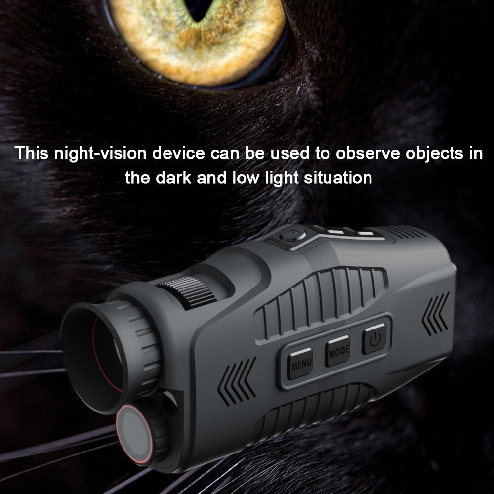 Night Vision Monocular – Digital Infrared with 1080P Recording & 5× Zoom