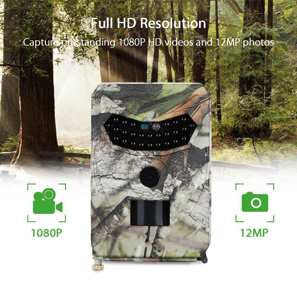 Trail Camera – Motion-Activated Wildlife Camera with No-Glow Night Vision