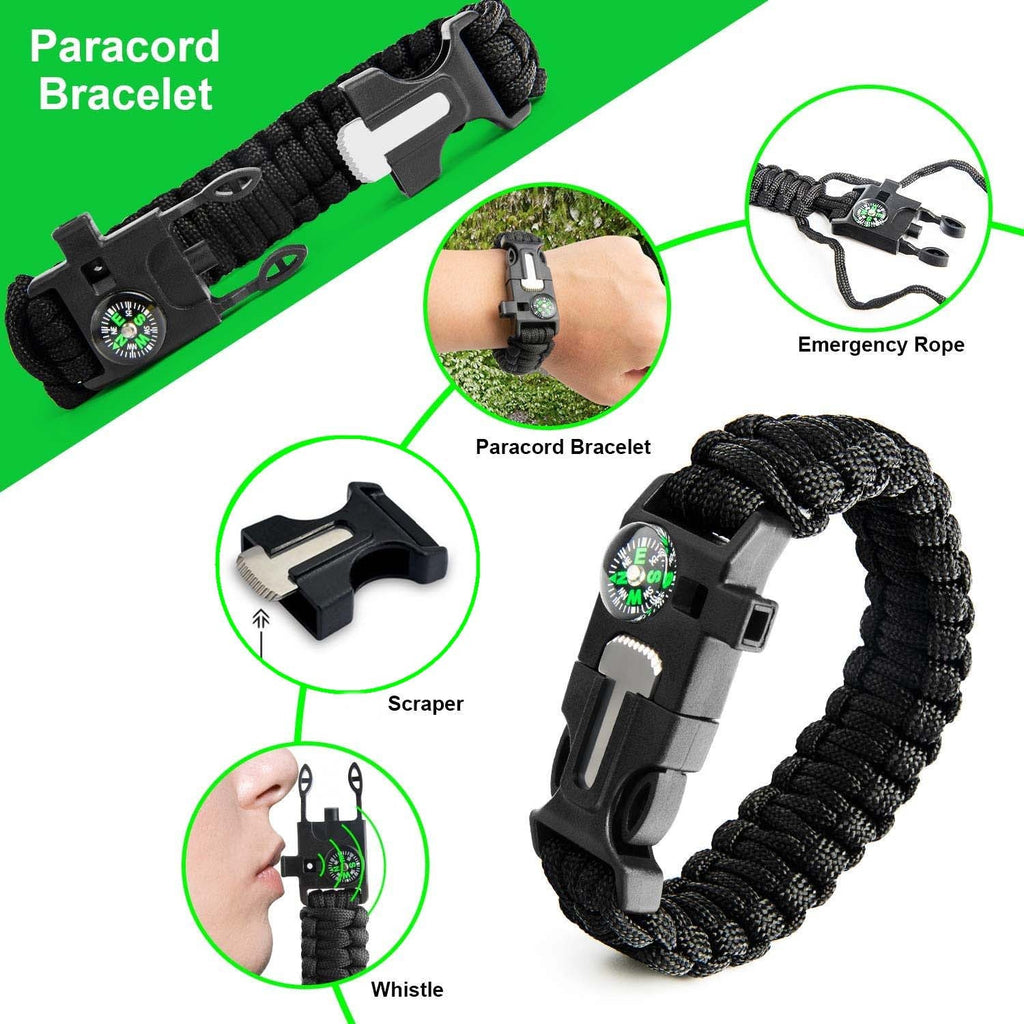 12-in-1 Survival Kit – Camping & Emergency Gear Set with Fire Starter