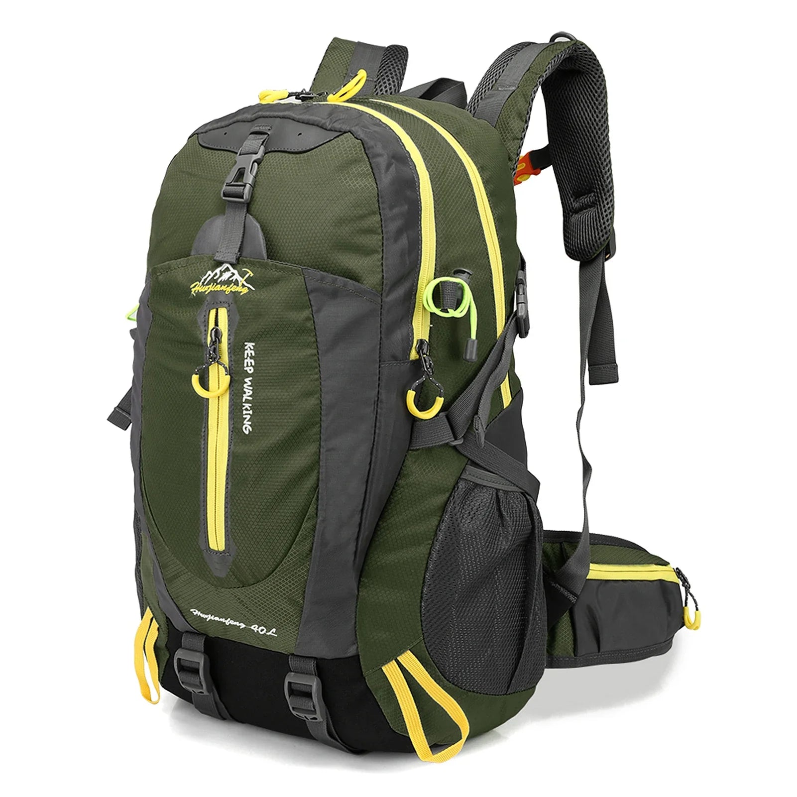 40L Hiking Backpack – Waterproof Trekking Rucksack with 6 Pockets