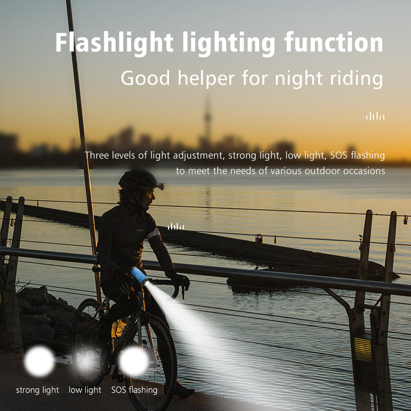 Bike Light Speaker – Bluetooth Speaker with Power Bank & Torch