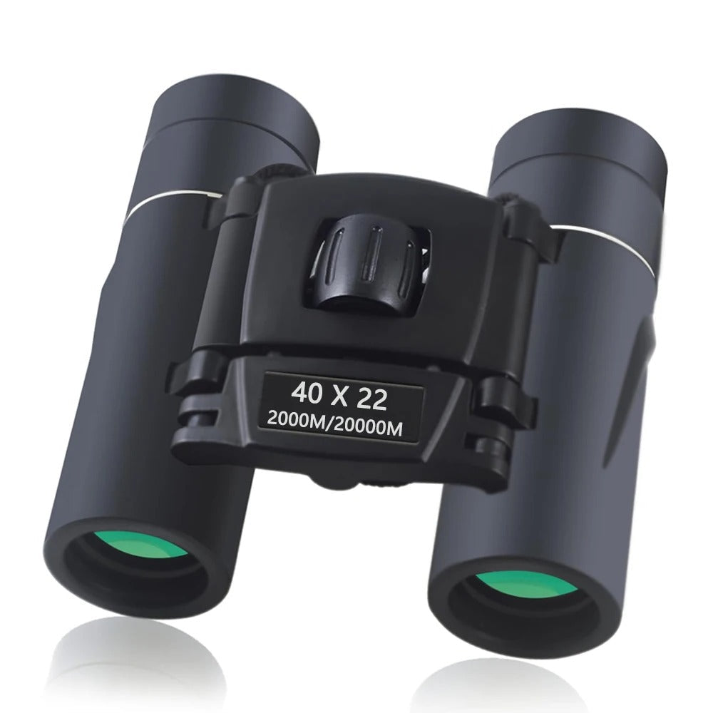 Compact Binoculars – 40×22 Foldable HD Binoculars for Birdwatching & Travel