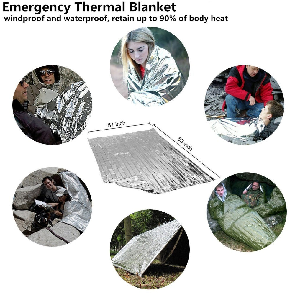 12-in-1 Survival Kit – Camping & Emergency Gear Set with Fire Starter