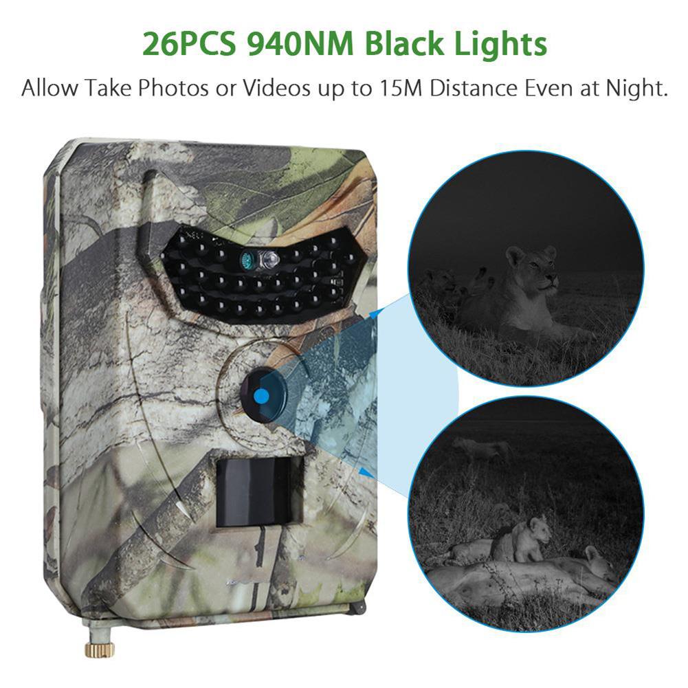 Trail Camera – Motion-Activated Wildlife Camera with No-Glow Night Vision