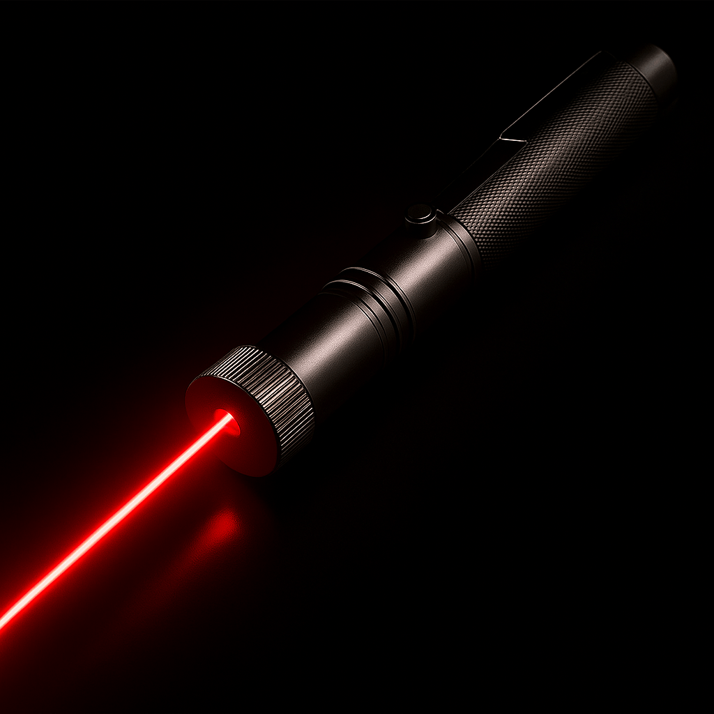 Laser Pointer Torch – Adjustable Focus, USB Rechargeable