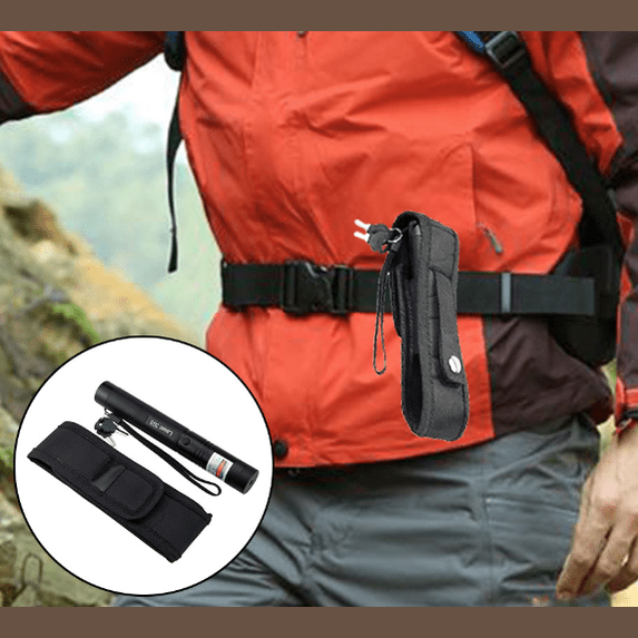 Laser Pointer Torch – Adjustable Focus, USB Rechargeable