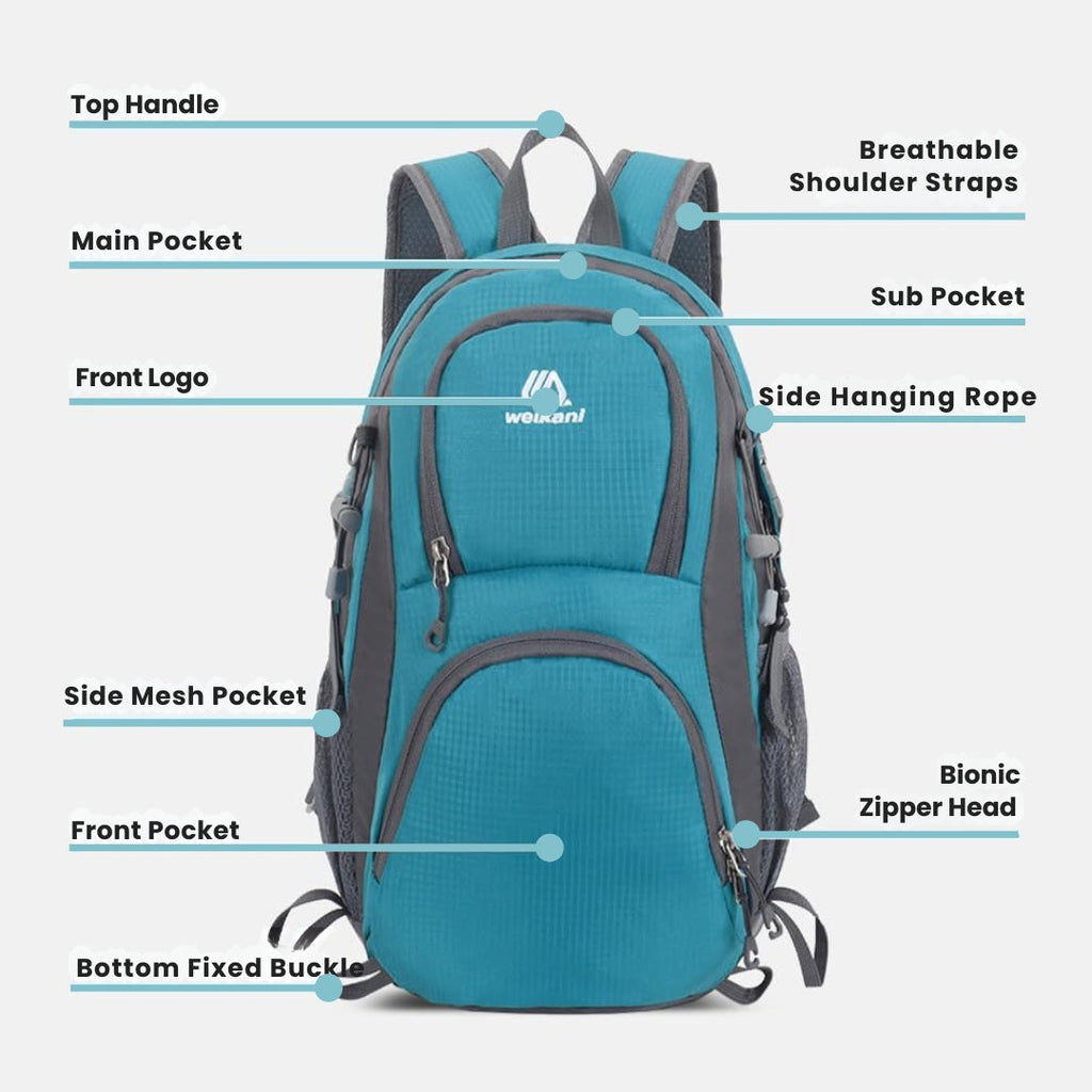 Ultralight Foldable Backpack – Packable Travel Daypack for Hiking & Commuting