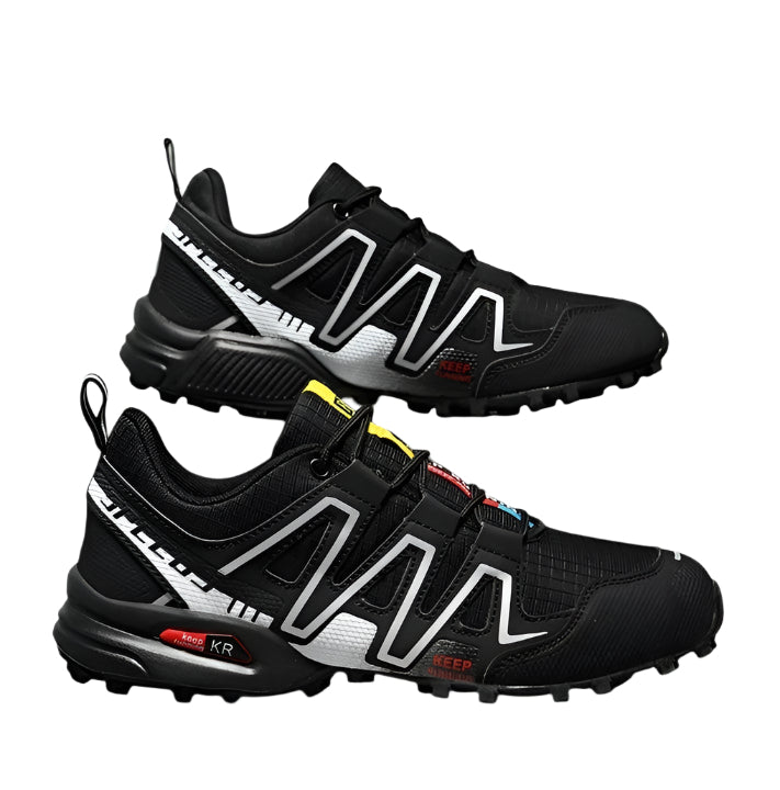 Men's Hiking Shoes – Breathable Lightweight Trail Shoes with Rubber Traction Sole