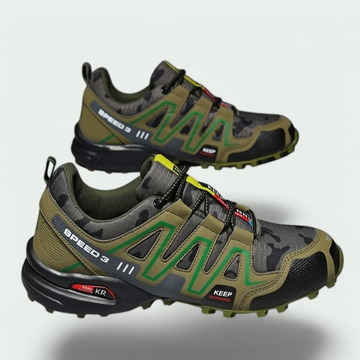 Men's Hiking Shoes – Breathable Lightweight Trail Shoes with Rubber Traction Sole