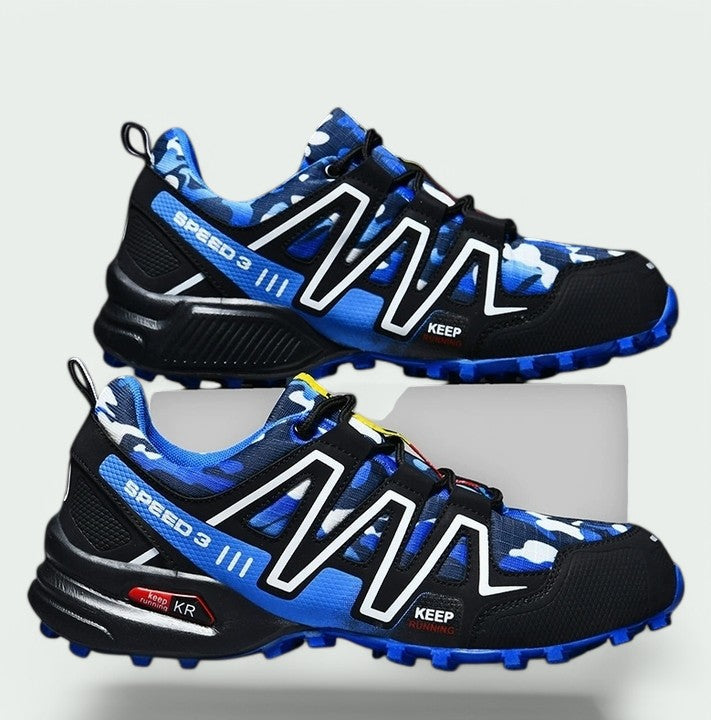 Men's Hiking Shoes – Breathable Lightweight Trail Shoes with Rubber Traction Sole