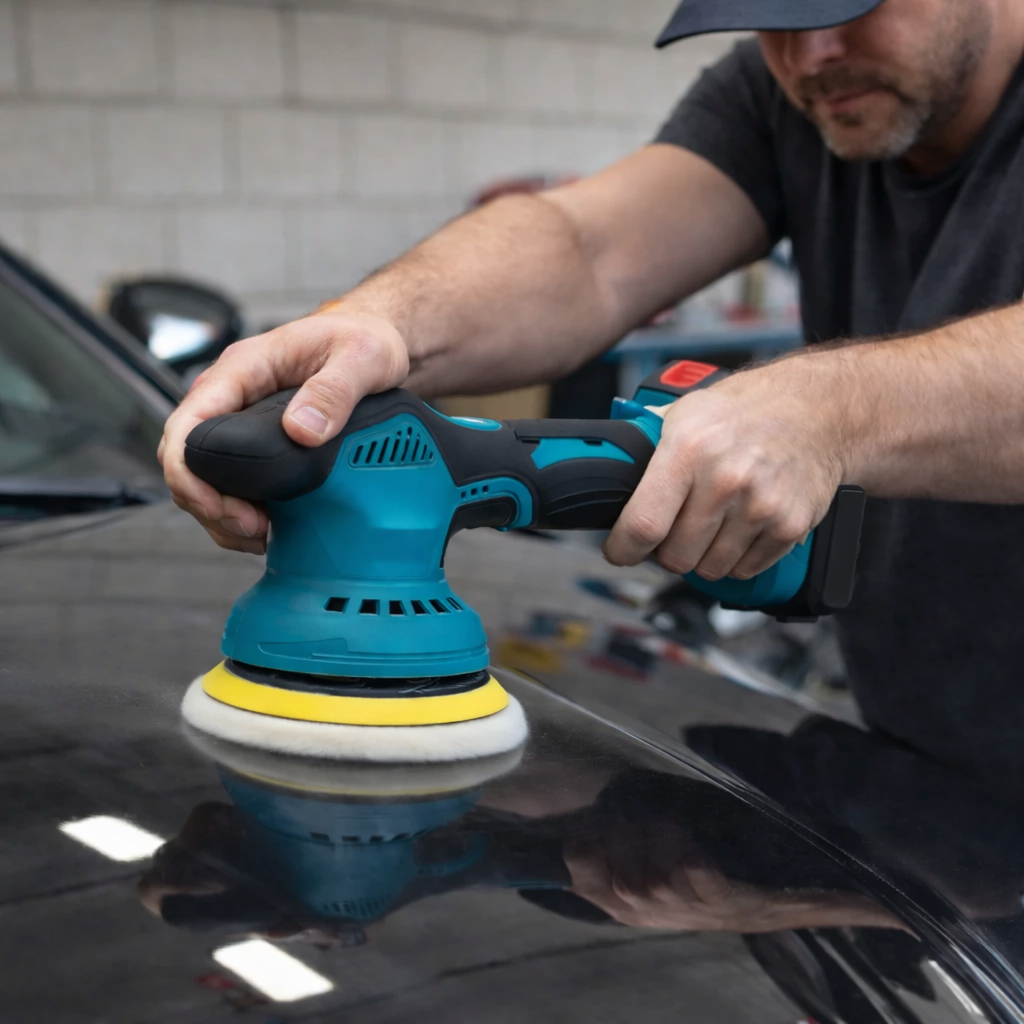Cordless Car Polisher & Buffer – 6-Speed Rechargeable Polishing Machine