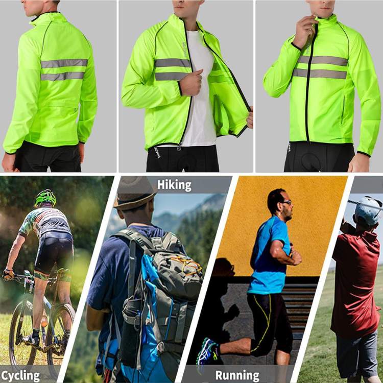 Packable Waterproof Jacket – Lightweight Windbreaker for Running & Cycling