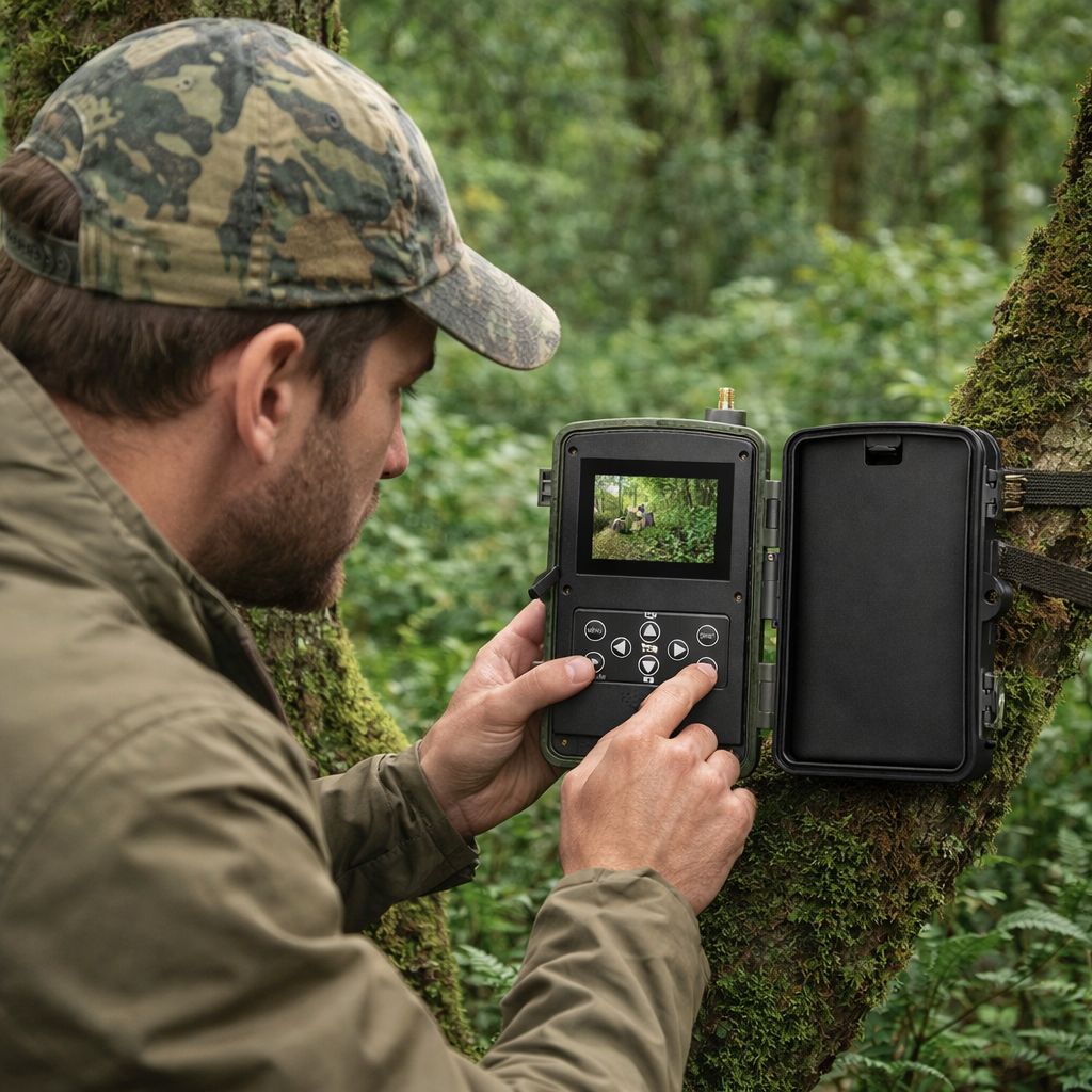 Outdoor Wildlife Trail Camera – 1080P Infrared Motion-Activated Recorder