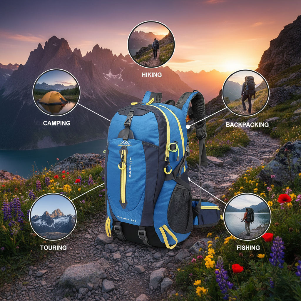 Backpack with Activity Circles