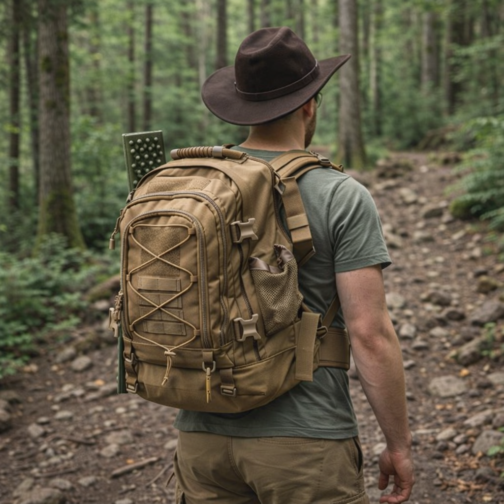 60L Expandable Outdoor Backpack – Waterproof Travel, Hiking & Camping Rucksack