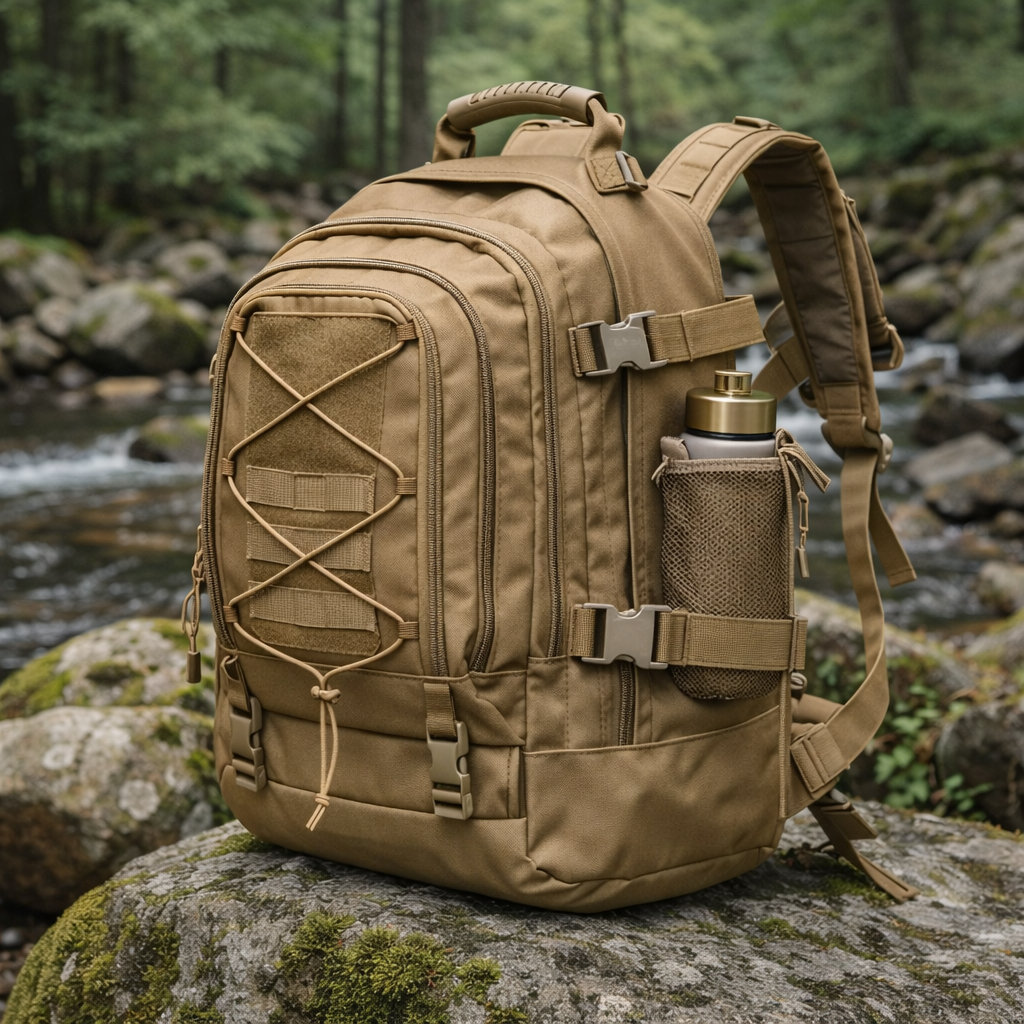 60L Expandable Outdoor Backpack – Waterproof Travel, Hiking & Camping Rucksack