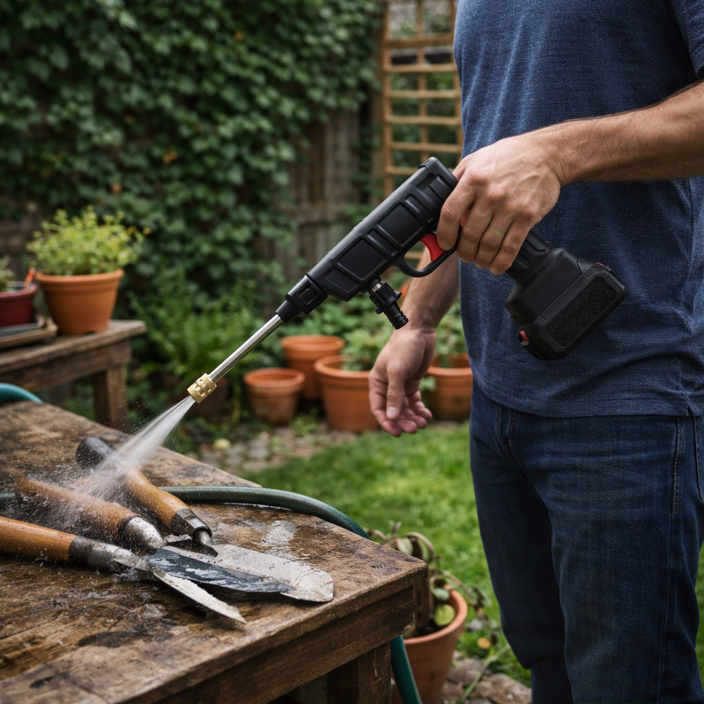 Pro Cordless Jet Washer – Portable High-Pressure Cleaner with Foam Cannon