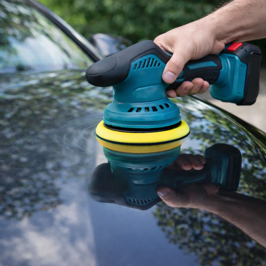 Cordless Car Polisher & Buffer – 6-Speed Rechargeable Polishing Machine