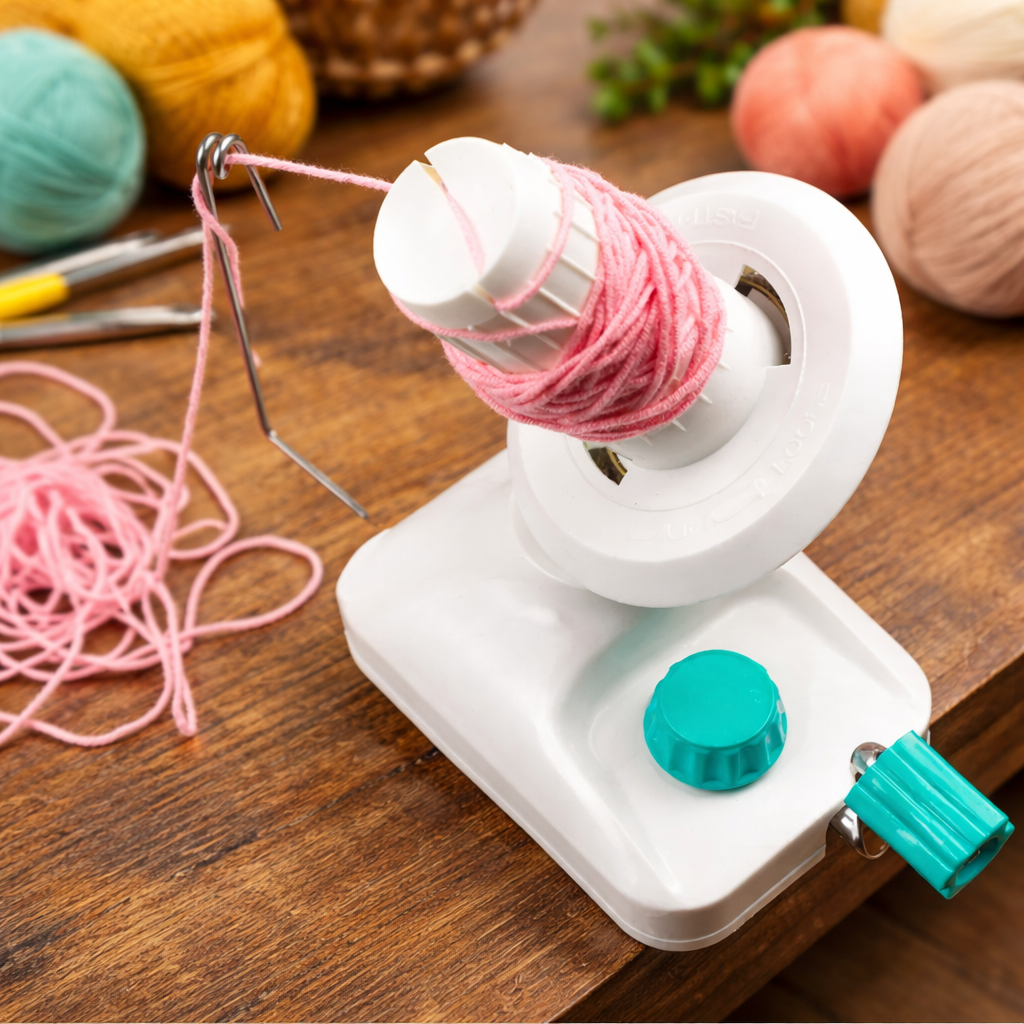 Yarn Ball Winder – Manual Yarn Winding Tool for Knitting & Crochet