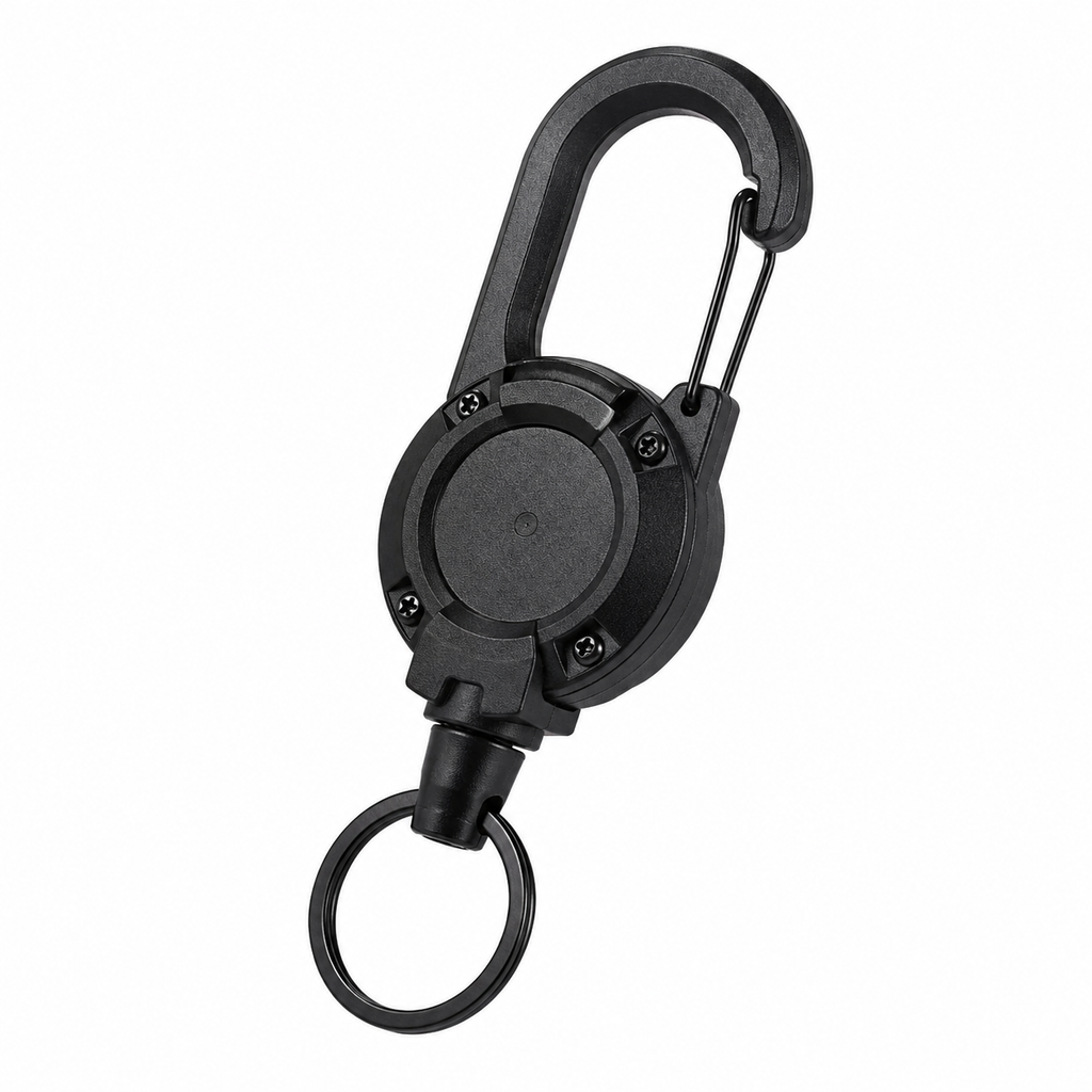 Heavy Duty Retractable Keychain – Steel Wire Cord Key Holder