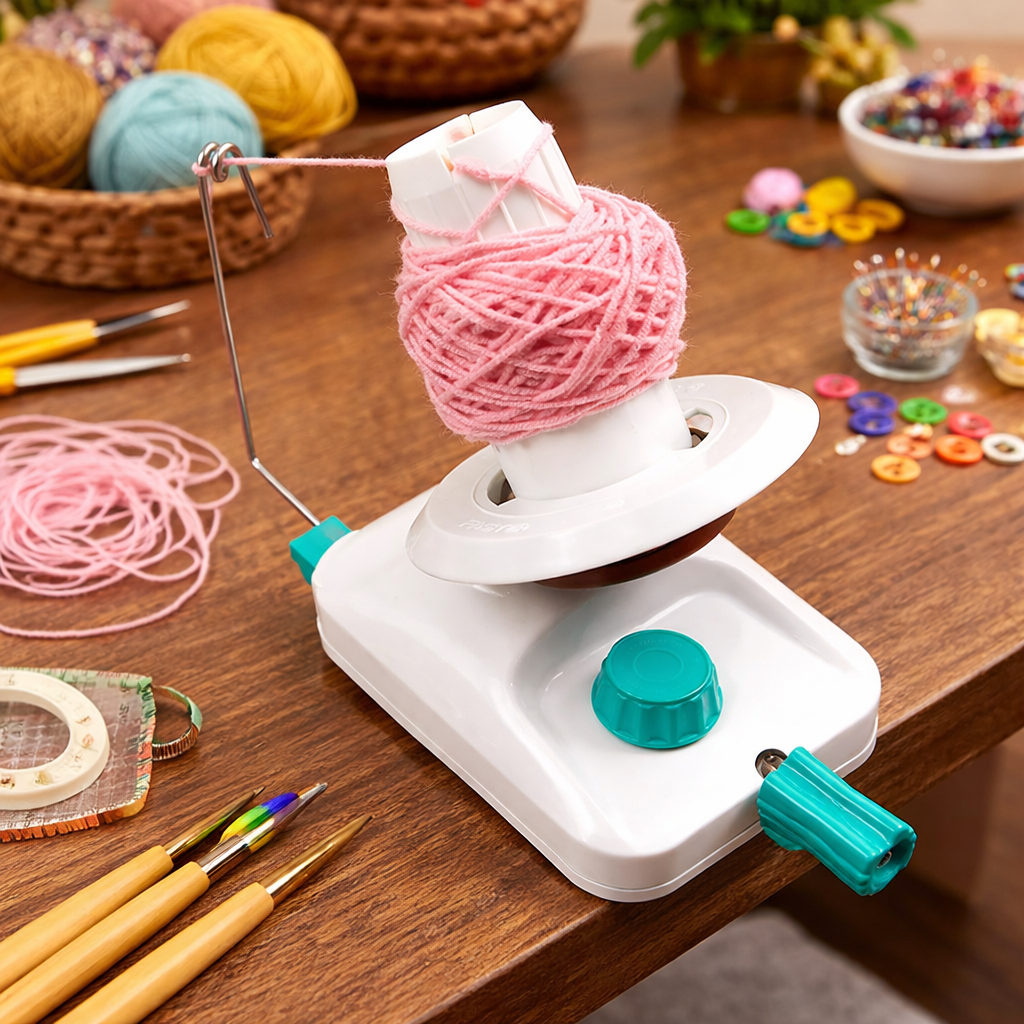 Yarn Ball Winder – Manual Yarn Winding Tool for Knitting & Crochet